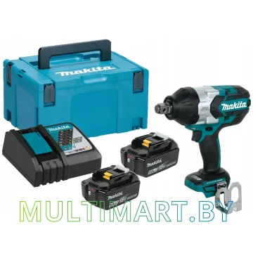 Ударный гайковерт Makita DTW1001RTJ (с 2-мя АКБ, кейс)